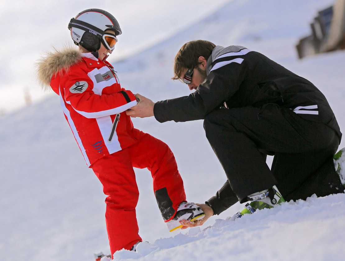 Aide ski enfant